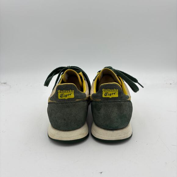 Onitsuka Tiger Dualio Yellow Green Sneakers Shoes Men\'s 8 Retro Streetwear